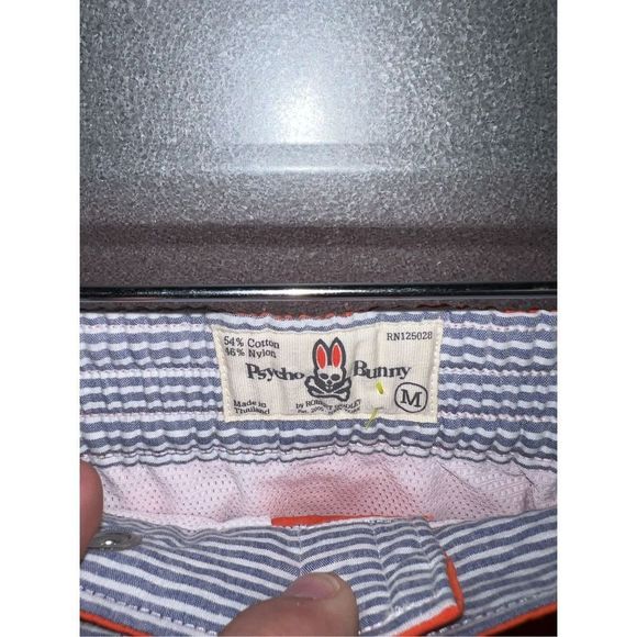 New Orange Psycho Bunny Swim Trunks Size M - Picture 2 of 5